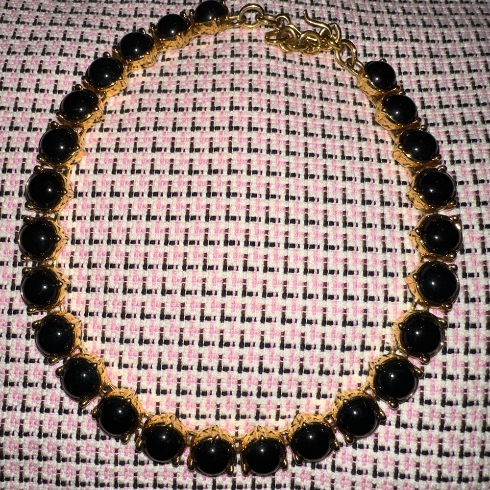 Gorgeous Black and gold necklace.